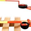 Deck Board Straightener Tool - Heavy Duty Rebar Bender for Wood Alignment, No Hammering Needed, Professional Deck Installation Kit