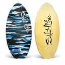 SALT LIFE Wooden Skimboard for Beach Skimming, High-Gloss Coated Wood Skim Board with EVA Traction Pad, Beginner-Friendly for Kids, Teens & Adults