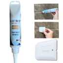 Tile Grout Repair Kit (Brown, 8.8 oz-250 Gr), Four-Way Use, Repair, Repaint, Fill The Gaps, Fast Drying, Odorless, Waterproof and Pre-Mixed Grout Pen For Shower, Kitchen, Pool, Bathroom