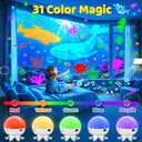 Baby Sound Machine Baby Kids Night Light Projector with Star, 30 Soothing Sounds White Noise Machine for Sleep, 31 Color | 4 Films Baby Sleep, Remote+Timer+3 Brightness Sensory Light for Autism Toys