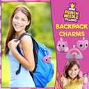 CRAFTILOO 3Pcs of Embroidery Punch Needle kit for Kids Mini Pillows Googly Heart Owl Rainbow Needlepoint Craft Embroidery Pen Needle Punch Kit Art Punch Needle Yarn (10cm, Pink)