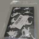 200 Pieces Face Painting Stencils for Reusable Face & Body Paint Stencils Kit,Tattoo Stencils,Suitable Birthday Halloween Christmas