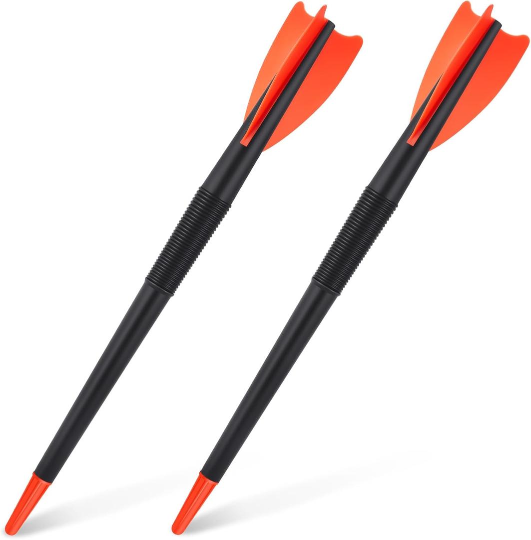 2 x Wettarn 300 Gram Training Javelin Track and Field Javelins Soft Plastic Javelin for Beginners Adults School Competition Throwing Practice Indoors or Outdoors Equipment