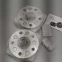 Customadeonly Forged 5x120 to 5x114.3 Hubcentric Wheel Adapters (4pcs 15mm) | 64.1mm to 60.1mm Bore | M12x1.5 Studs | Fits Honda Civic Type R, Ridgeline, Odyssey, Acura MDX, RLX, TSX