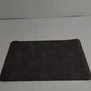 MontVoo -Bath Mat Rug-Rubber Backing Non Slip Quick Dry Absorbent Thin Bathroom Rugs Fit Under Door-Faux Suede Surface Bathroom Floor Mats-Shower Rug for in Front of Bathtub Shower Dark Grey 16"x24"