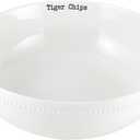 47th & Main Football Themed Ceramic Serveware, Chip Bowl, Clemson Tigers