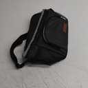 ExtraCharm Insulated Lunch Bag for Women/Men - Reusable Lunch Box for Office Picnic Hiking Beach - Leakproof Cooler Tote Bag Organizer with Adjustable Shoulder Strap for Adults - Black