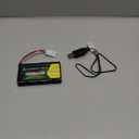 9.6V 1500mAh NI-MH Rechargeable Battery Pack for RC Car Boats Robots and Charger Cable