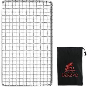 DZRZVD-The Bushcraft Backpacker's Grill Grate - Welded Stainless Steel Mesh (Camping Fire Rated)