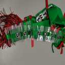 Lyrow Green and Red Graduation Money Lei Class of 2026 Ribbon Money Lei Graduation Cash Gift for Congrats Graduates Grad Leis with Cash Holder for Senior High School Party Supplies (Classic)