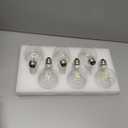 Energetic 12-Pack LED Globe G25 Dimmable Edison Light Bulb, 40 Watt Equivalent, 5000K,350LM, E26 Medium Screw Base, Christmas Light, G80 LED Edison Light Bulb, UL Listed