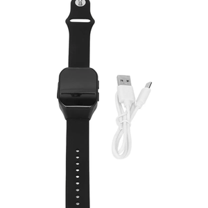 Wristband Sleep Aid Device - Portable 3 Modes Microcurrent Watch Relieves Anxiety and Stress - Smart Sleep Aid Wristwatch(Black)