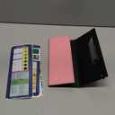Vuzvuv Nursing Foldable Plastic Clipboard 3 Layers with Medical Edition Cheat Sheets, Pink Pocket Foldable Nurse Clip Boards Notepad for Students,Doctors and Medical Staff