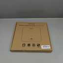 Digital Bathroom Scale for Body Weight: High-Precision 4-Sensor Accuracy, LED Display, 400lb/180kg Capacity, Safe Rounded Corners, Batteries Included (Black)