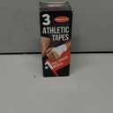 Premium White Athletic Tape for Injuries - 3 Pack with Pre-wrap - Easy Tear & No Sticky Residue - Sports Zinc Oxide Tape - Ankle, Wrist, Fingers - Ideal for Soccer, Gymnastics, Boxing