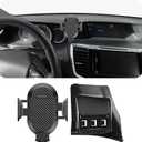 Car Phone Holder Fits for Honda Accord 2013-2017,9th 9.5th Gen Accessories,Thick Cases Friendly,Cell Phone Mount for 4.7-7 in Phones,360 Degree Rotation,Easy to Install