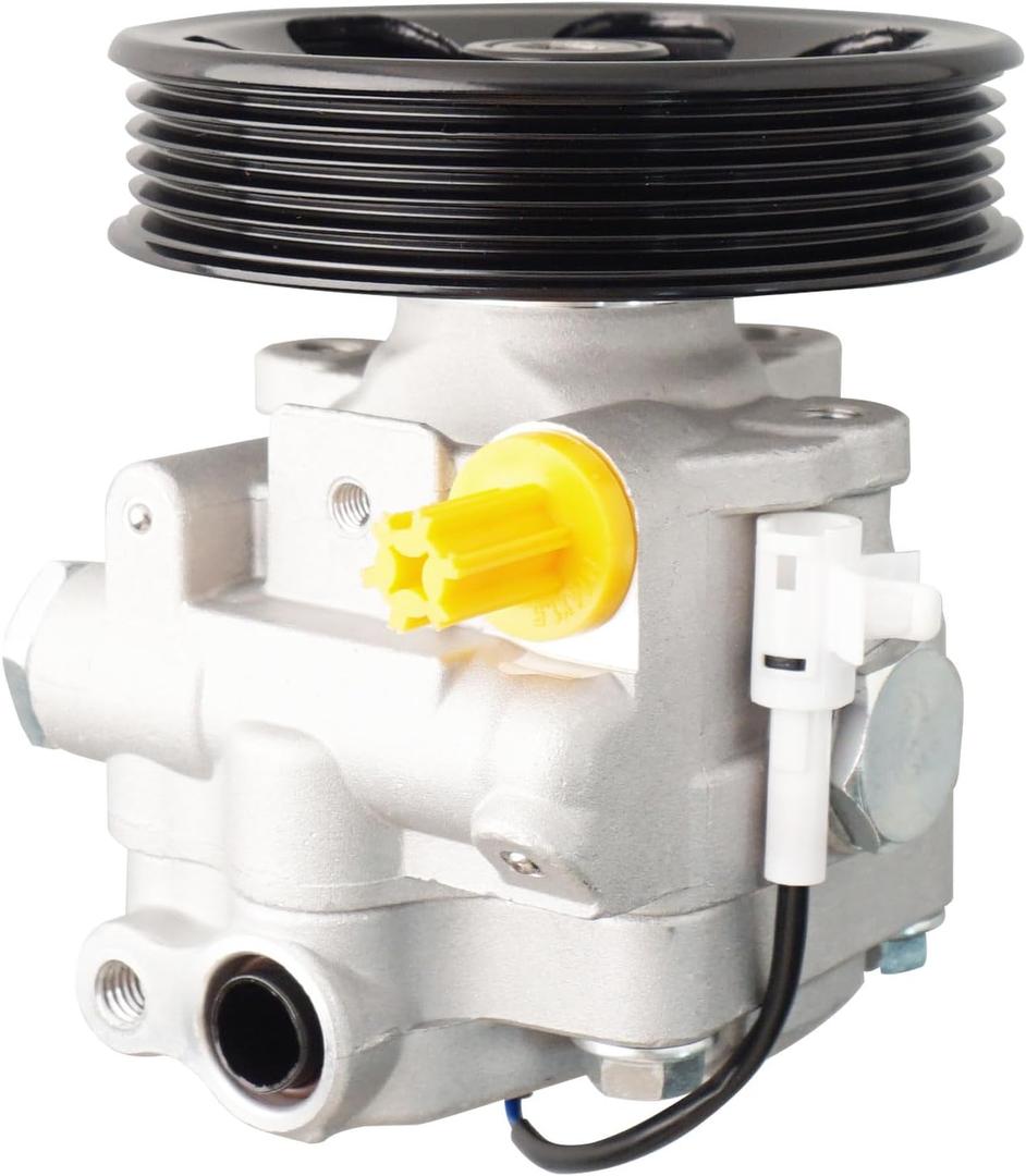 Power Steering Pump 34430FG011 with Pulley Compatible with Subaru Forester 2009-2010 Impreza 2008-2012 2.5L H4 Replaces 21-331 96-331 990-0763 N990-0763 5612N 6079PX 34430FG010 34430FG0109L