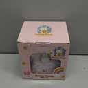 Bunny House Coin Bank for Kids - Durable Rabbit Piggy Bank with Handle & Lock - Cute Toddler Savings Jar for Girls & Boys - Kawaii Nursery Room Decor - First Money Box Gift - Pink