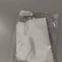 White&Golden Table Runner 36 Inches Long, Table Linen Dresser Scarf for Kitchen Dining Coffee Table Parties Wedding Home Decor (White, 14 x 36)