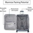 Samsonite UpLIFT Lightweight Softside Carry-On Luggage with Spinner Wheels - Expandable - Airline-Approved, Polyester Soft Suitcase for Ultra Light Travel - Elemental Blue