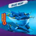 Takis Blue Heat 6 pc / 3.25 oz Snack Size Case, Hot Chili Pepper Flavored Extreme Spicy Rolled Tortilla Chips (EXP 08/20/26)