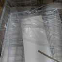 7 code Large Dish Drying Rack, 2-Tier Dish Racks for Kitchen Counter, Detachable Large Capacity Dish Drainer Organizer with Utensil Holder, Dish Drying Rack with Drain Board, White