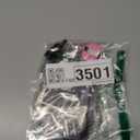 2 PCS Bling Badge Reel Holder, Retractable Pink Black Vertical Badge Holders, Portable Rhinestone Lanyards Badge Reel Clip for Nurse, Teacher, Doctor, Office Business(Pink, Black)