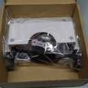 HVAC Wall Penetration and Duct Kit Cover, Split Air Conditioning Duct Kit Wall Cover, Easy to Install HVAC Wall Penetration for Indoor and Outdoor Air Conditioning Systems(White)