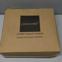 Lumbar Pillow for Chair and Car, Back Support for Office, Memory Foam Cushion with Mesh Cover - Black