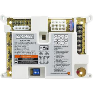50A55-843 Furnace Control Board, Replacement for White Rodgers and Lennox Furnace Systems, Compatible with 50A50 and 50A55 Series Models such as 50A50-241, 50A50-405, and 50A55-571