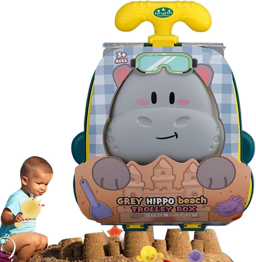 Beach Trolley Box Set Beach Fun (Grey)