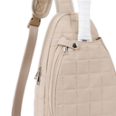 CLUCI Pickleball Bag for Women, Quilted Crossbody Bags for Women Men, Puffer Travel Sling Bag