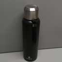 Insulated vacuum Thermo Bottle 1500ml/50.7oz with cup Stainless steel coffee bottles for hot and cold drink water flask.(Green,1500ml)