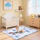 Baby Play Mat, Soft Baby Floor Mat, 71’’ x 59’’ Thicker Foam Play Mat Foldable Baby Playpen Mat Crawling Mat for Babies, Toddlers, Car Design