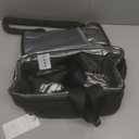 Double Deck Lunch Bag with Insulated & Leakproof Lunch Box & Lunch Tote with Quilting Design, Perfect Cooler Bag for Office, Gym, Yoga, Picnic, Travel (Black)