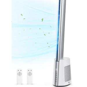 40" Bladeless Tower Fan with Air Purifier