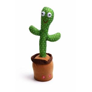 Dancing Talking Cactus Toy for Kids | Musical Singing & Mimicking Plush Toy | Repeat Voice Recording Toy | Interactive Funny Cactus Doll for Boys & Girls
