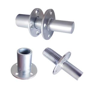 2 Sets M20 Metal Bed Post Connector T-Nut Bedpost Connector Screw-in Butt Nut for Furniture Hardware Fittings Sofa Column Bed Column Lock Connect Tee Nut
