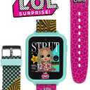 L.O.L. Surprise OMG Kids Smart Watch with Touchscreen Selfie Camera Voice Recorder Calculator and Step Counter Includes 10 Stylish Watch Faces and Built-In Games Fits Wrist Sizes 5.5" to 8"