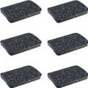 Heavy Duty Treadmill Mat Pads - 6 PCS 0.55" Ultra-Dense Rubber Anti-Vibration Pads - Professional Grade Floor Protection for Large Machines and High-Impact Use