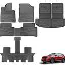 KARPAL Floor Mats for Kia Sorento 2021-2026 6&7 Seats (Not Fit Hybrid), TPE All-Weather Custom Fit Floor Liners, 1st & 2nd & Backrest mat & Trunk Mat Full Set, Kia Sorento Accessories