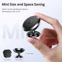 SYNCWIRE Magnetic Car Phone Holder for Dashboard, Cell Phone Car Kits, 360° Adjustable Magnet Cell Phone Mount Compatible with iPhone, Samsung, LG, GPS, Mini Tablet and More