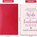 Funny Wife Birthday Card from Amazing Husband, Humorous and Sarcastic Greeting for Wife Living the Dream, Happy Birthday Card Gift for Her, Women Bday Gift Ideas