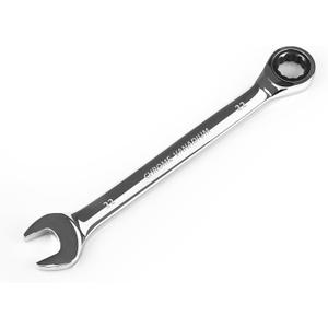 Egofine 22mm Ratcheting Combination Wrench Metric, Industrial Grade Gear Spanner with 12-Point Design, 72-Tooth Ratchet, Chrome Vanadium Steel