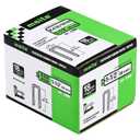 Meite 18 Gauge 1/4-Inch Narrow Crown Staples, 1-1/2-Inch Length Galvanized Staples for Heavy Duty and Upholstery (4,000 Counts)