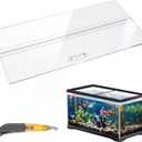 Sieral Aquarium Lids Polycarbonate Canopy Set, 30 x 12 Inch, Clear, 1 Pcs