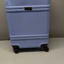 Travelers Club Spinner Luggage, Skyline Blue, 22-Inch Carry-On