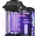 PowerBear LED Bug Zapper Outdoor Indoor, 10 Years Lifespan Lamp Sustainable with 6.5ft Power Cord, High-Voltage Mosquito Zapper