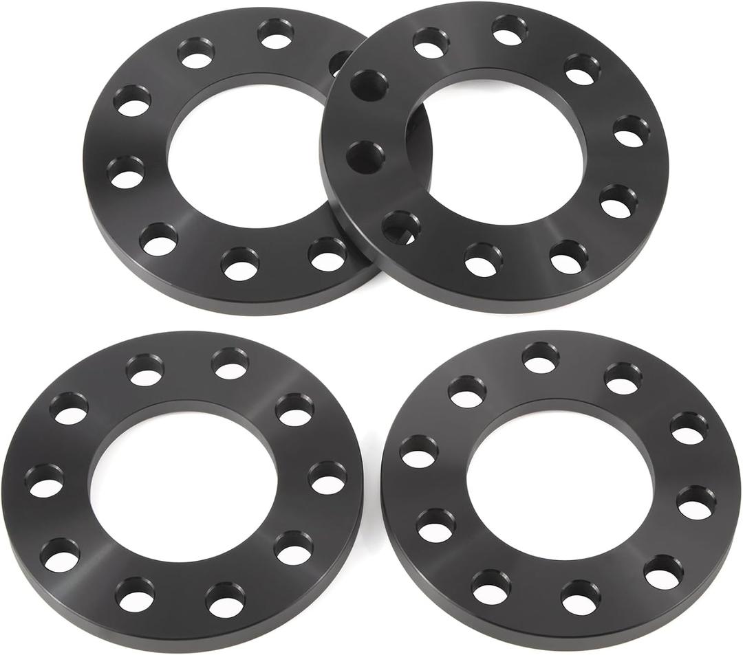 JiiinMiiin 5x4.5 5x4.75 Wheel Spacers,1/2"(12mm) Wheel Spacer Adapters 78.1mm Hub Bore for 1964-2014 Mustang 1991-2011 Ranger 1984-2001 Cherokee 1987-2006 Wrangler 1991-2012 Town Car 1992-2021 Camry