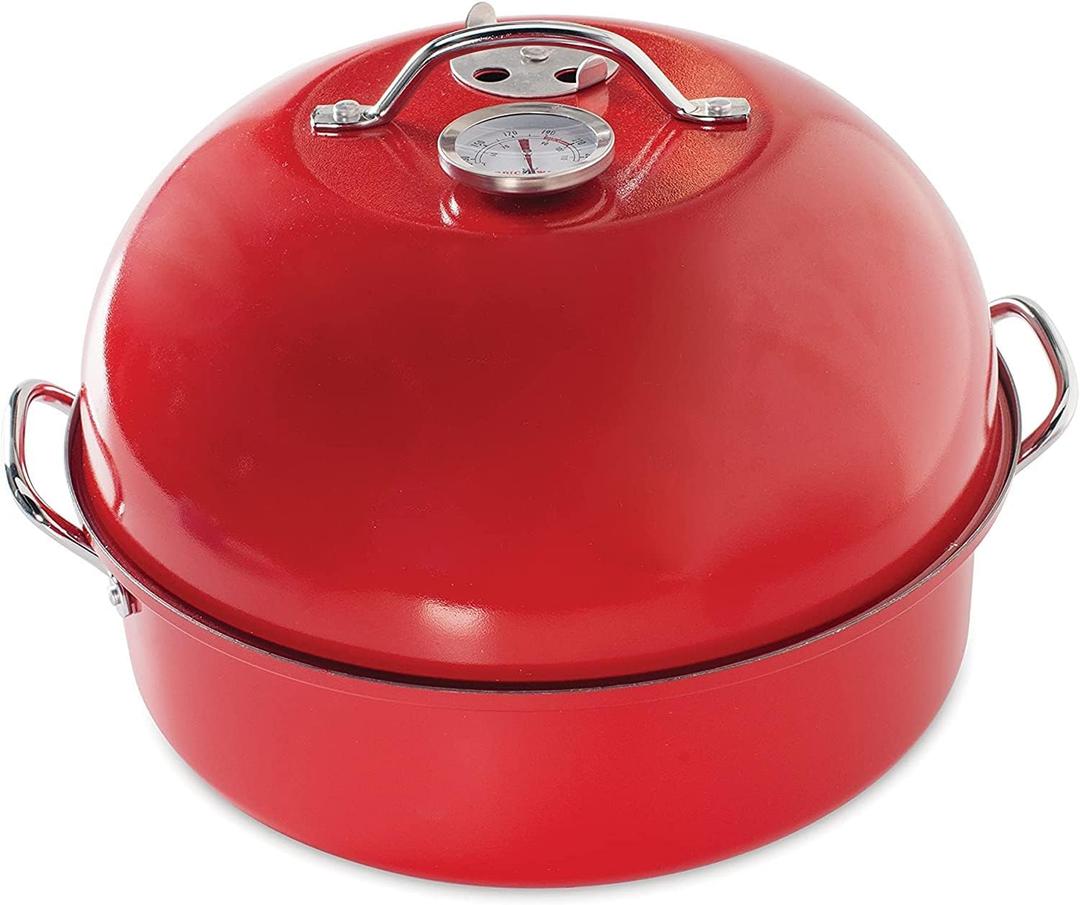 Nordic Ware Stovetop Kettle Smoker, Full Size, Red (One)